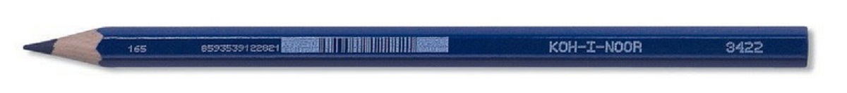 Ceruzka KOH-I-NOOR 3422 E modrá - priemer tuhy 9mm  - D