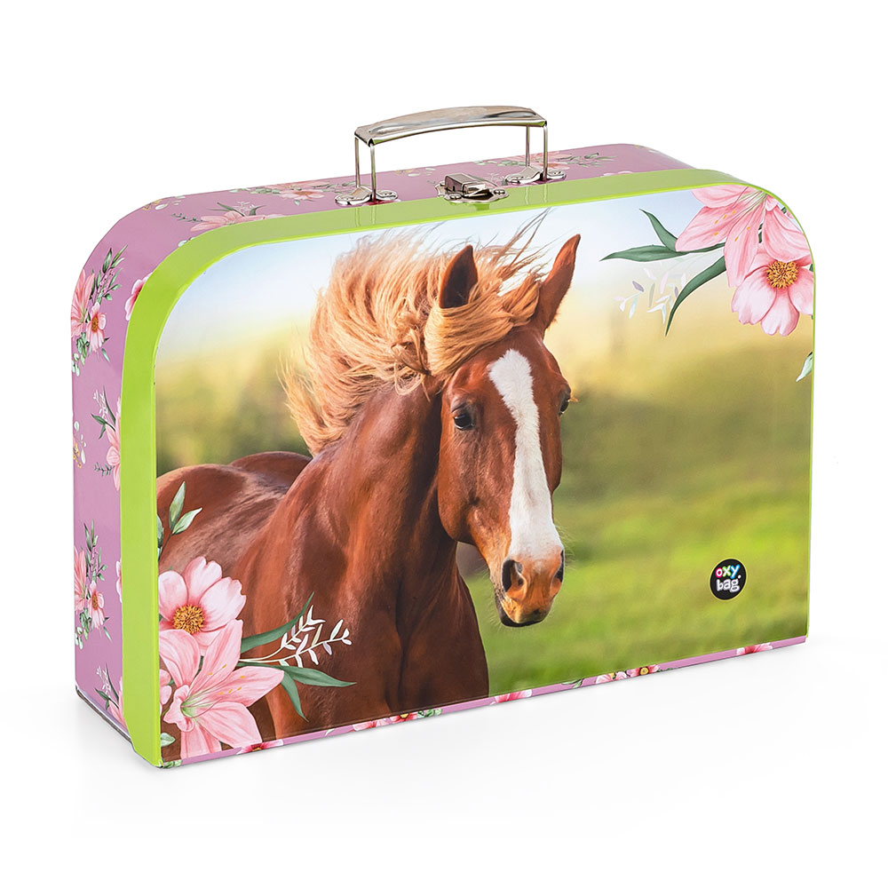 Kufrík KARTON lamino 34cm Kôň 3-01623